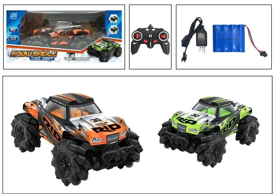 1:14 Sidewinder Snow Eagle Cool Drift Remote Control Vehicle Assorted Styles