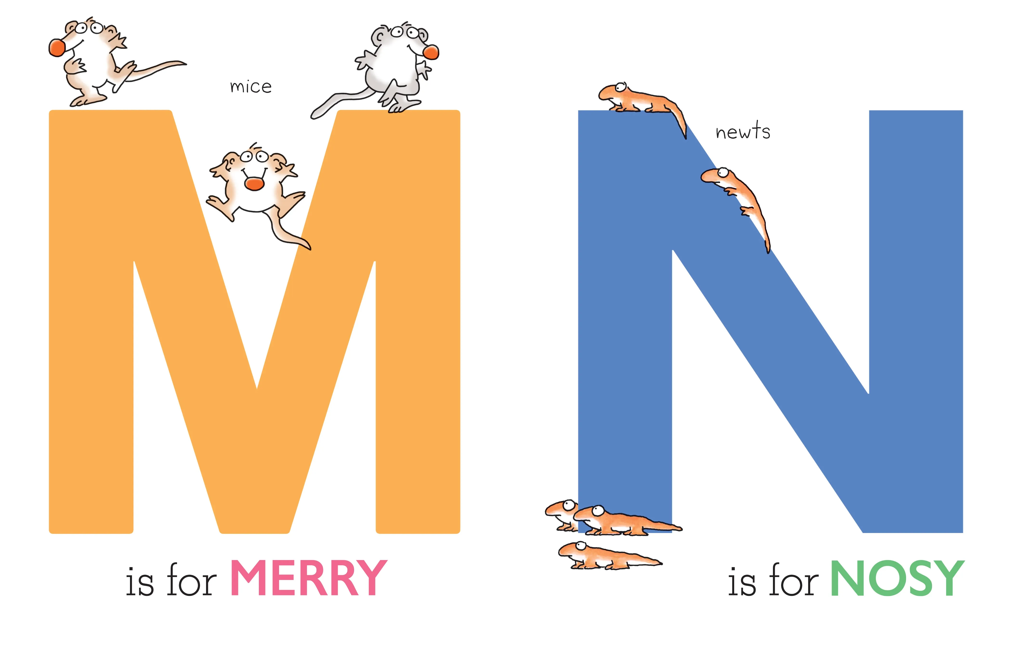 A Is For Angry - An Animal and Adjective Alphabet