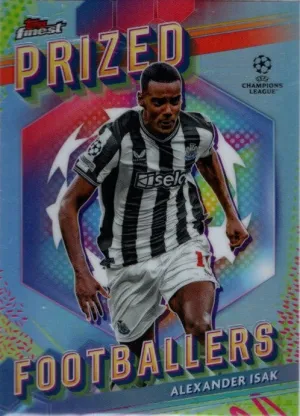 Alexander Isak, Prized Footballer, 2023-24 Topps Finest UEFA Champions League Soccer