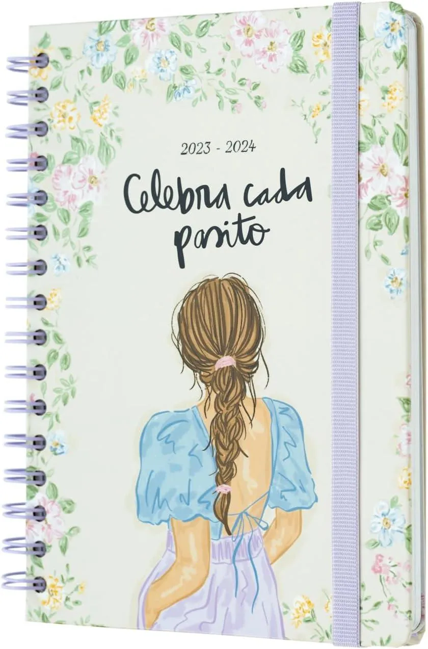 Ana Marin 2023/2024 A5 Academic Diary Week To View 12 Months