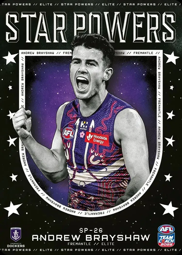 Andrew Brayshaw, SP-26, Star Powers, 2025 Teamcoach AFL