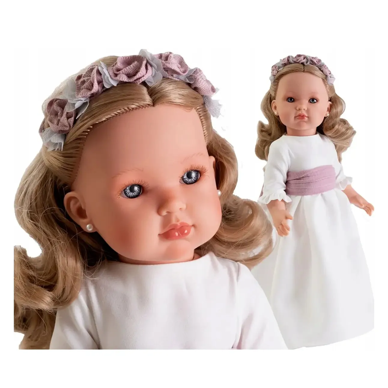 Antonio Juan 28223 Bella Communion Doll with Blonde Hair 45cm