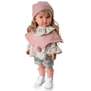 Antonio Juan 28331 Bella Classic Doll in Poncho 45cm