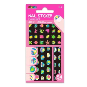 Avenir Nail Stickers Fluorescent Ocean