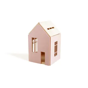 babai Wooden Dollhouse On The Magnets L Pink