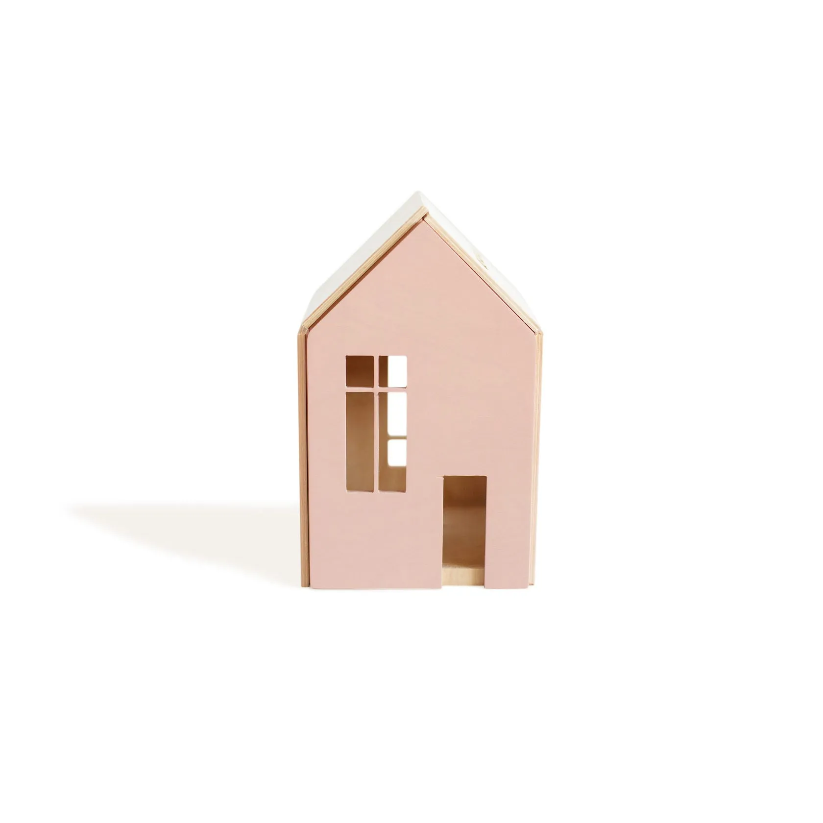 babai Wooden Dollhouse On The Magnets L Pink