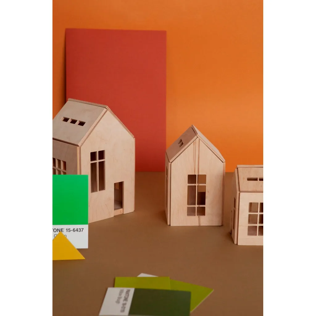 babai Wooden Dollhouse On The Magnets S