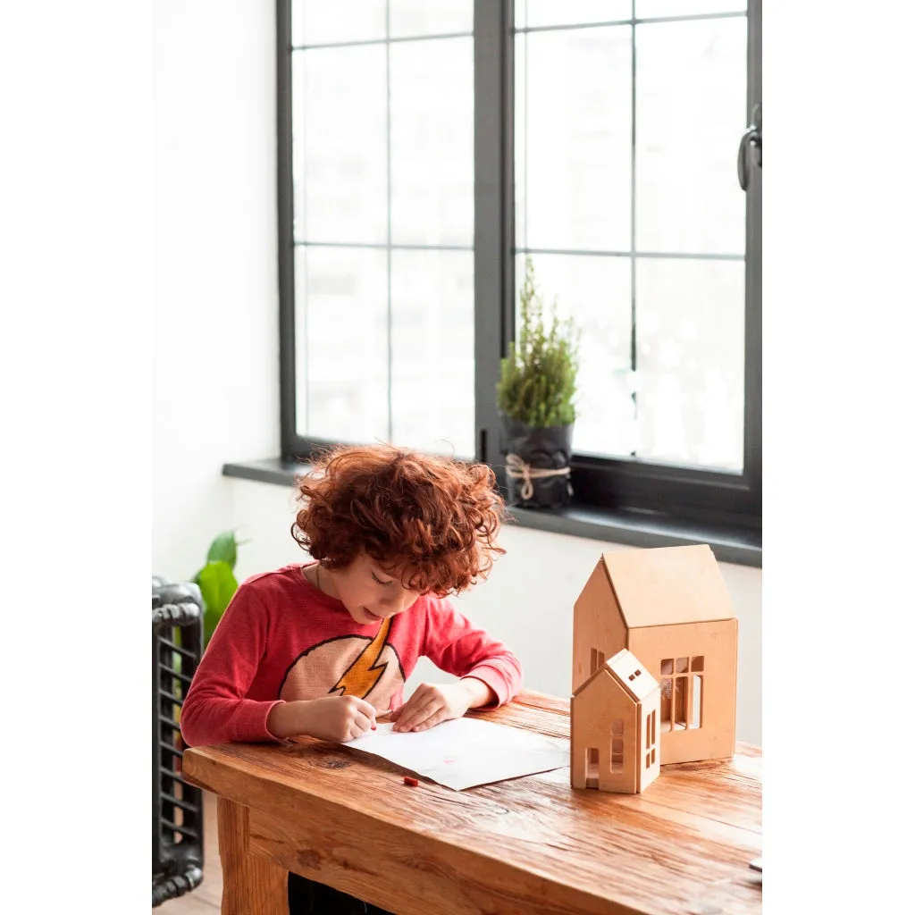 babai Wooden Dollhouse On The Magnets S