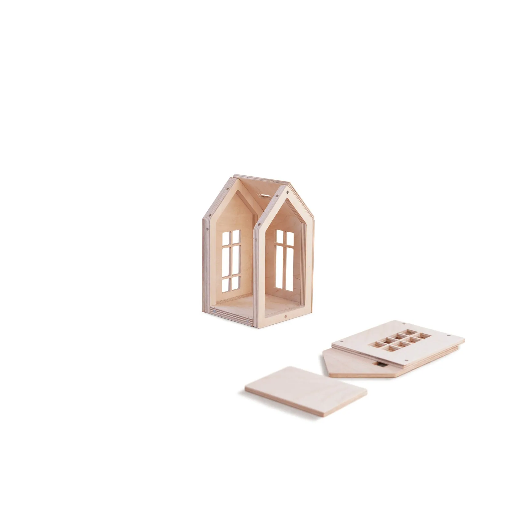 babai Wooden Dollhouse On The Magnets S