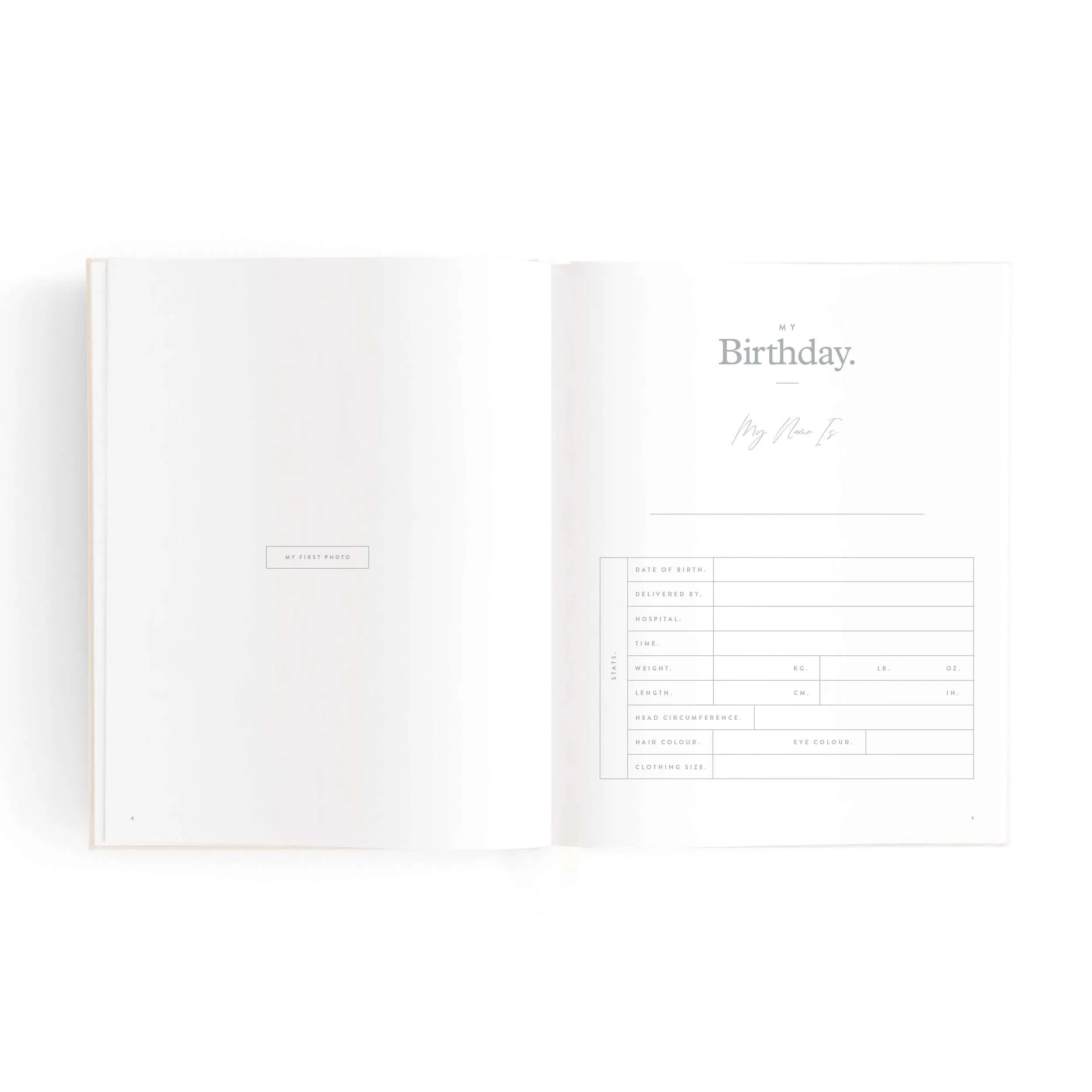 Baby Book Mini OATMEAL
