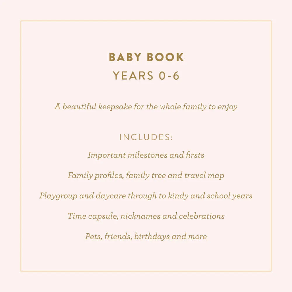 Baby Book Mini OATMEAL