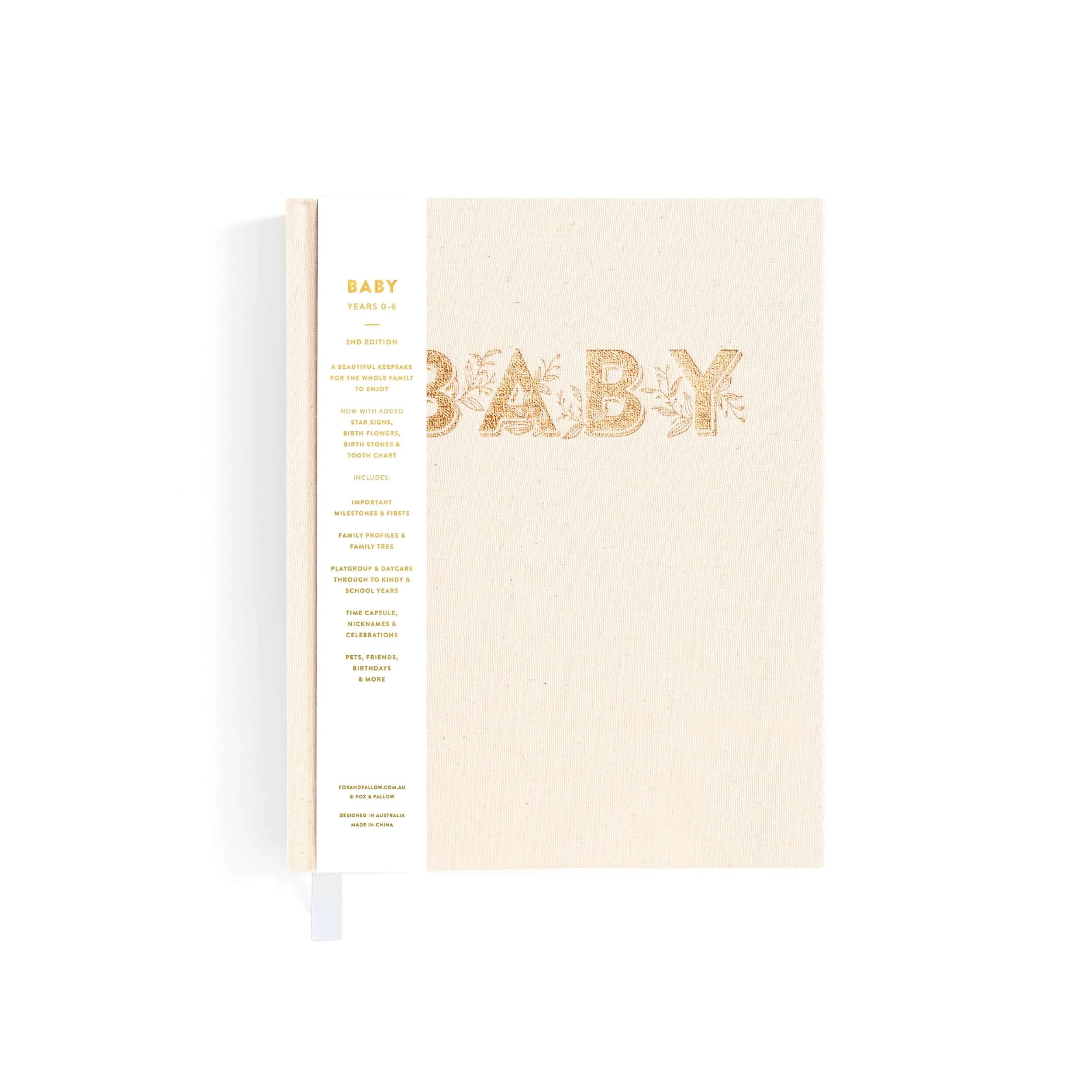Baby Book Mini OATMEAL