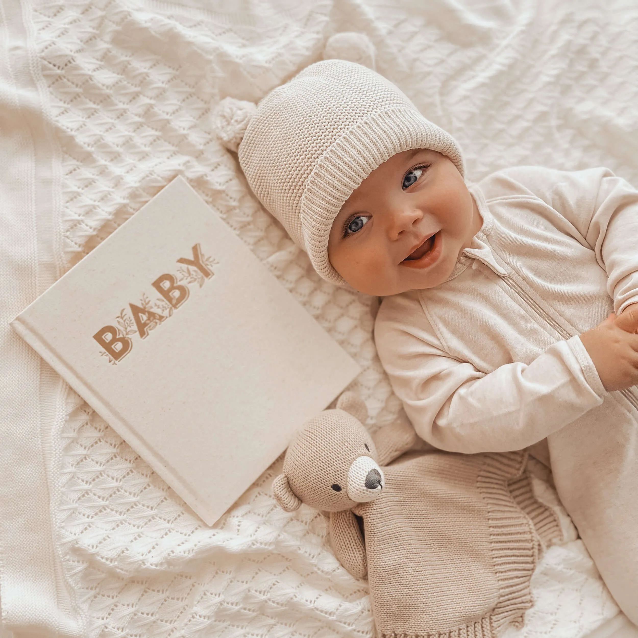 Baby Book Mini OATMEAL