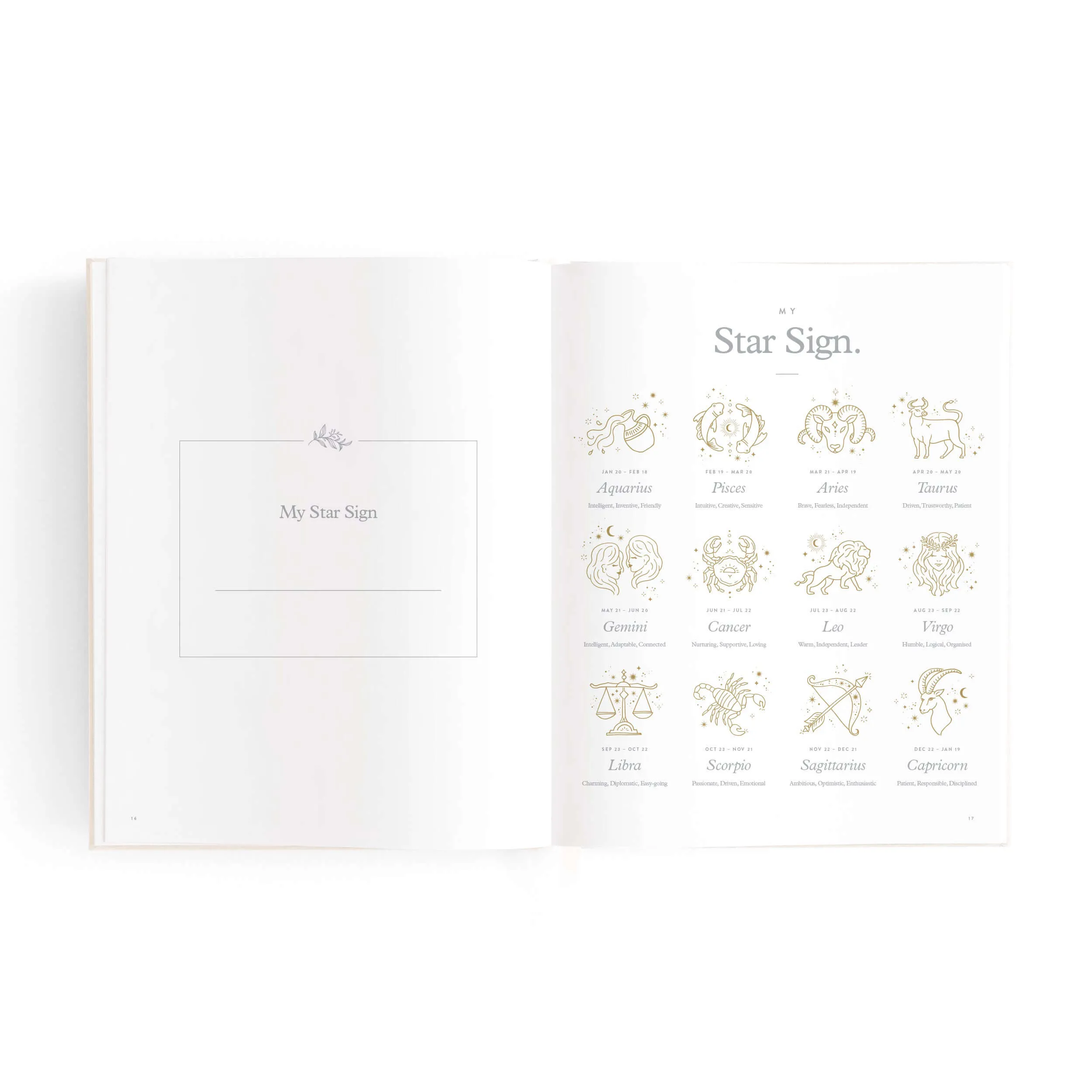 Baby Book Mini OATMEAL