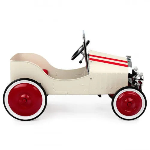 Baghera Classic Pedal Car - White