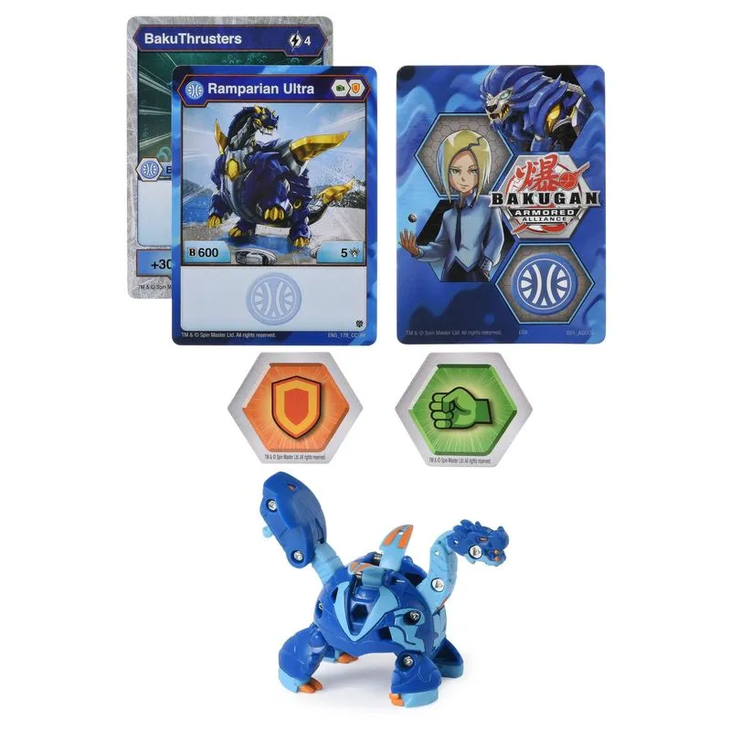 Bakugan Ultra Armored Alliance Deluxe 1 Pack Ramparian Ultra