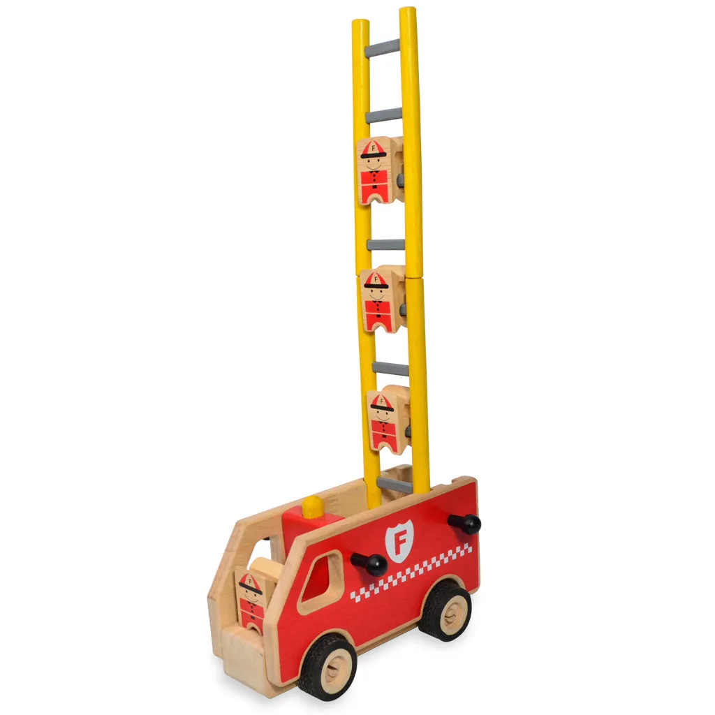 Bass & Bass Firetruck Camion De Pompiers Acrobates