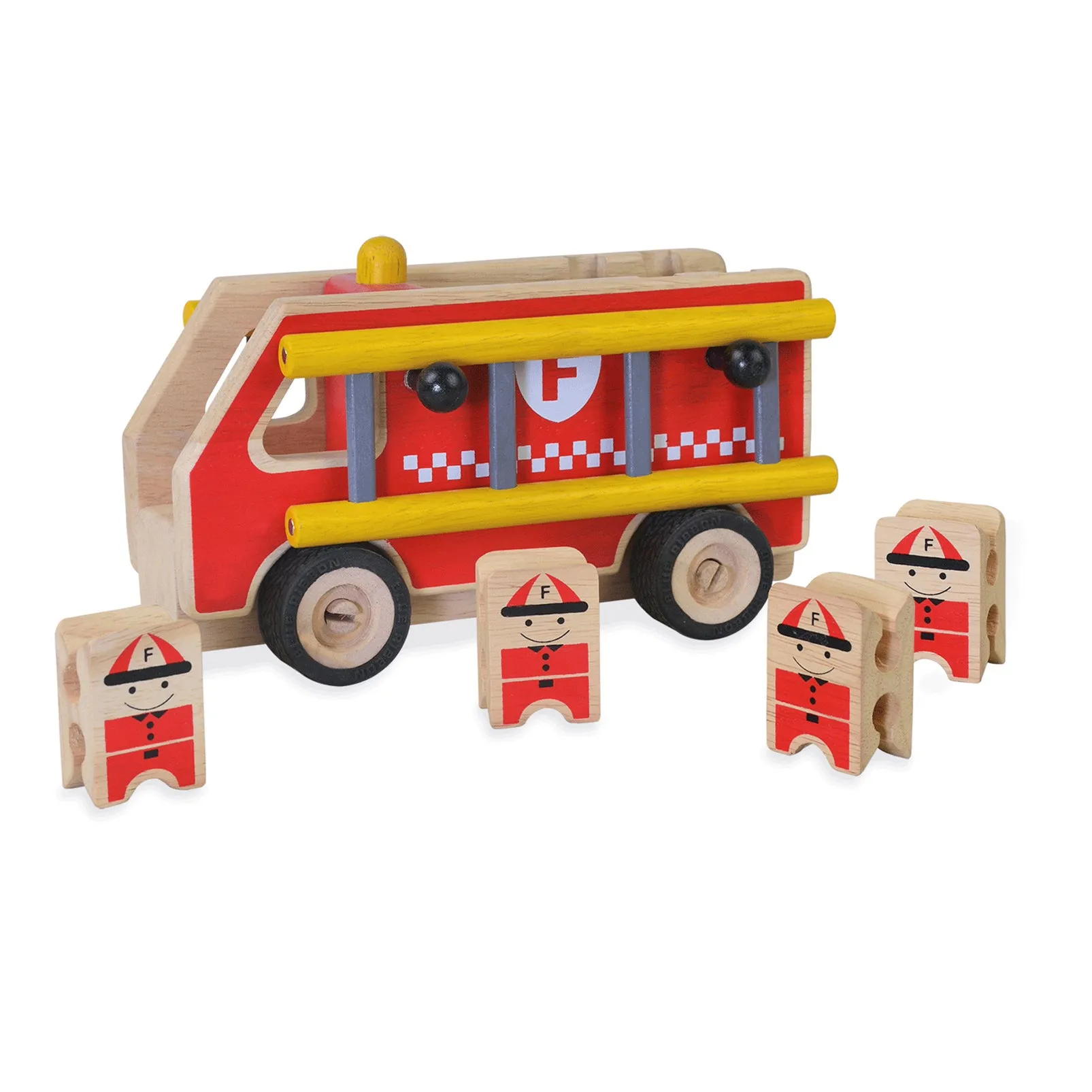 Bass & Bass Firetruck Camion De Pompiers Acrobates