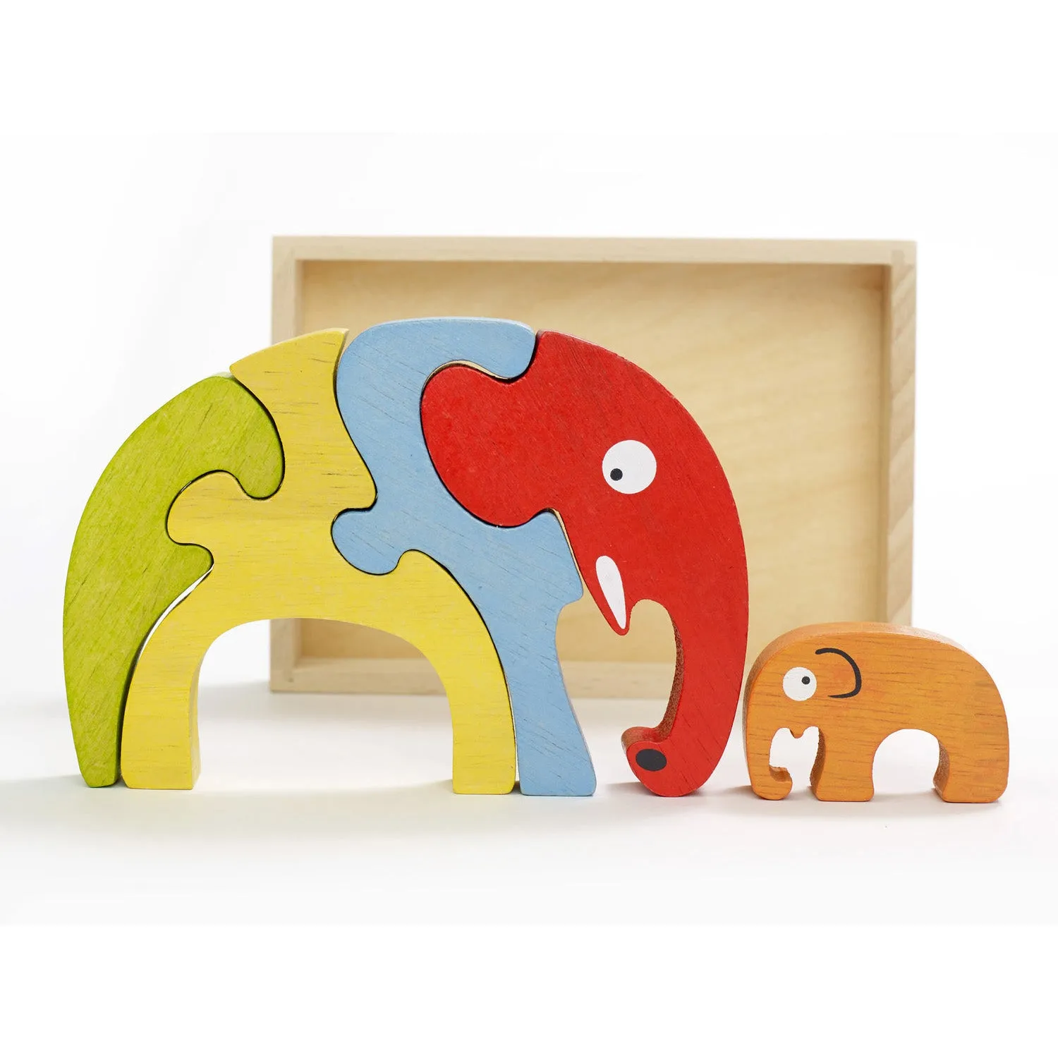 BeginAgain Elephant Family Puzzle