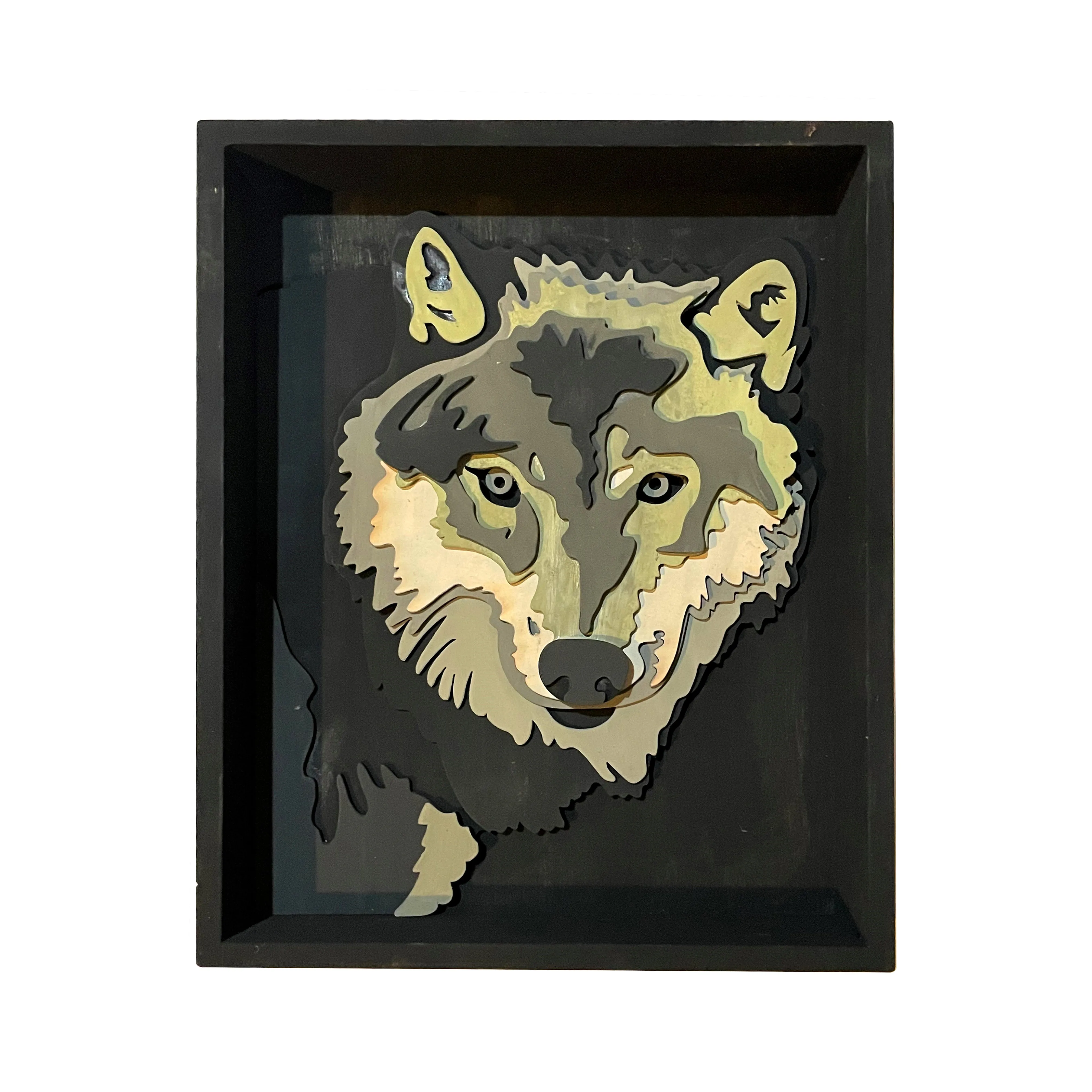 BeginAgain Get Stacked Paint & Puzzle - Gray Wolf