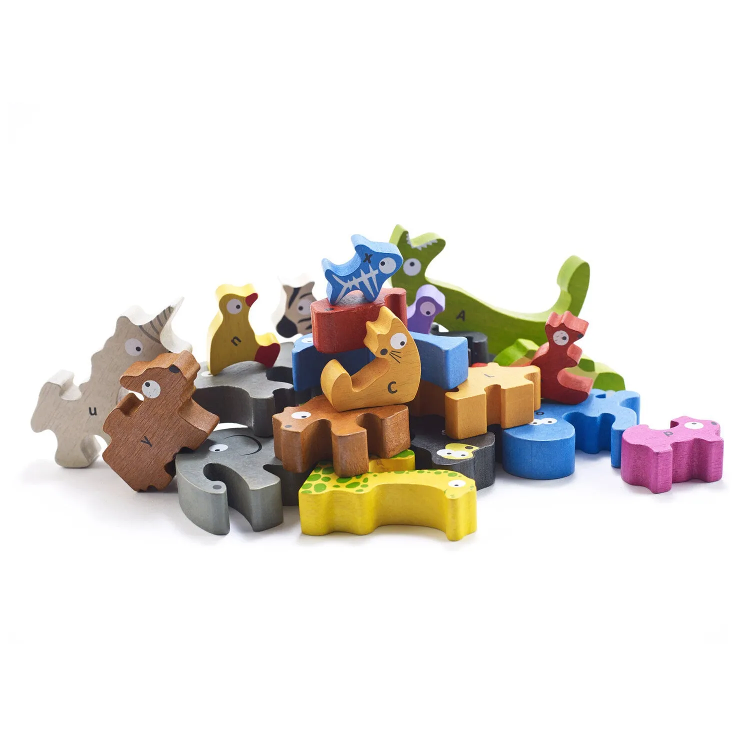 BeginAgain Jumbo Animal Parade A To Z Puzzle