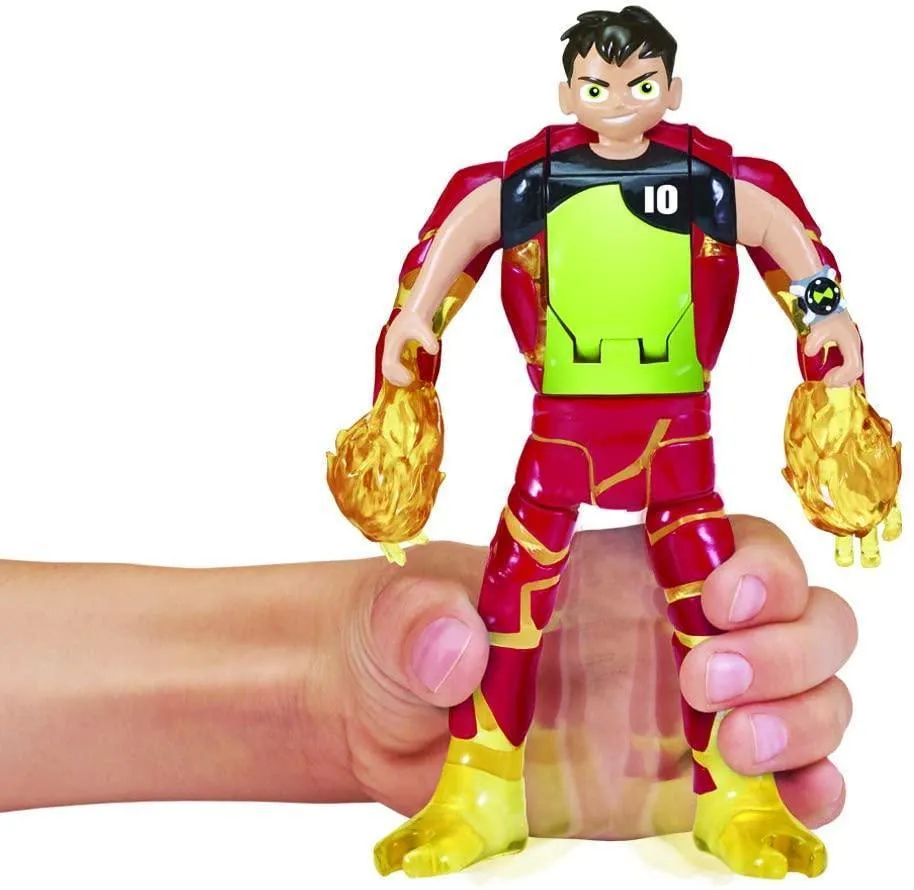 Ben 10 BEN2930 Transforming Ben-to-Heatblast Figure