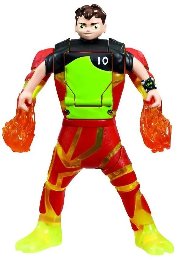 Ben 10 BEN2930 Transforming Ben-to-Heatblast Figure