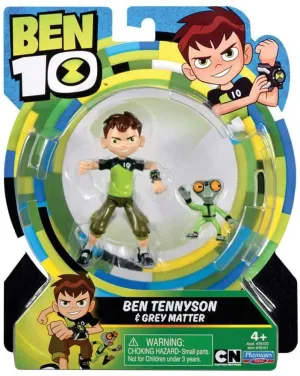 Ben 10 Grey Matter Action Figure Twin Pack