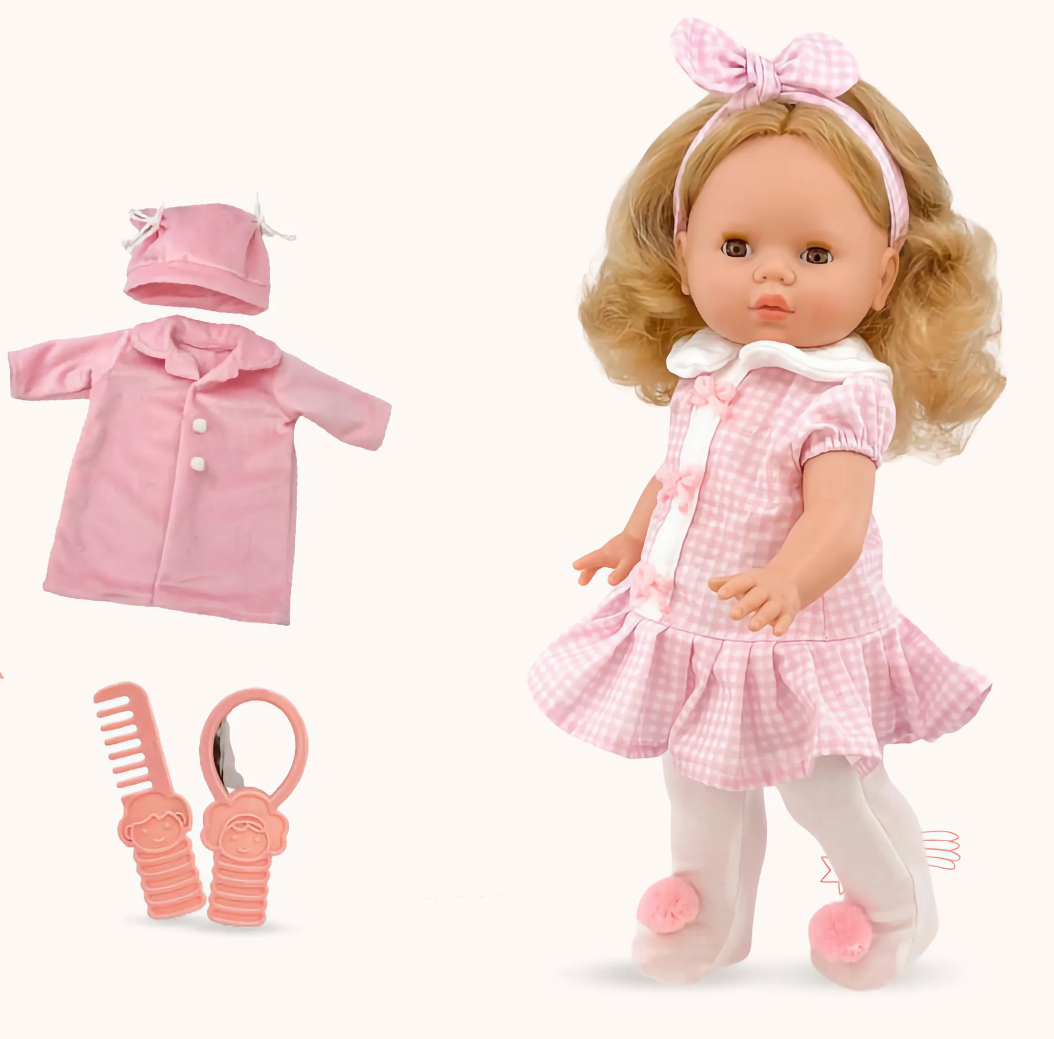 Berjuan 1157 Trousseau Colette Mechanism Tulle Dress Doll 45cm