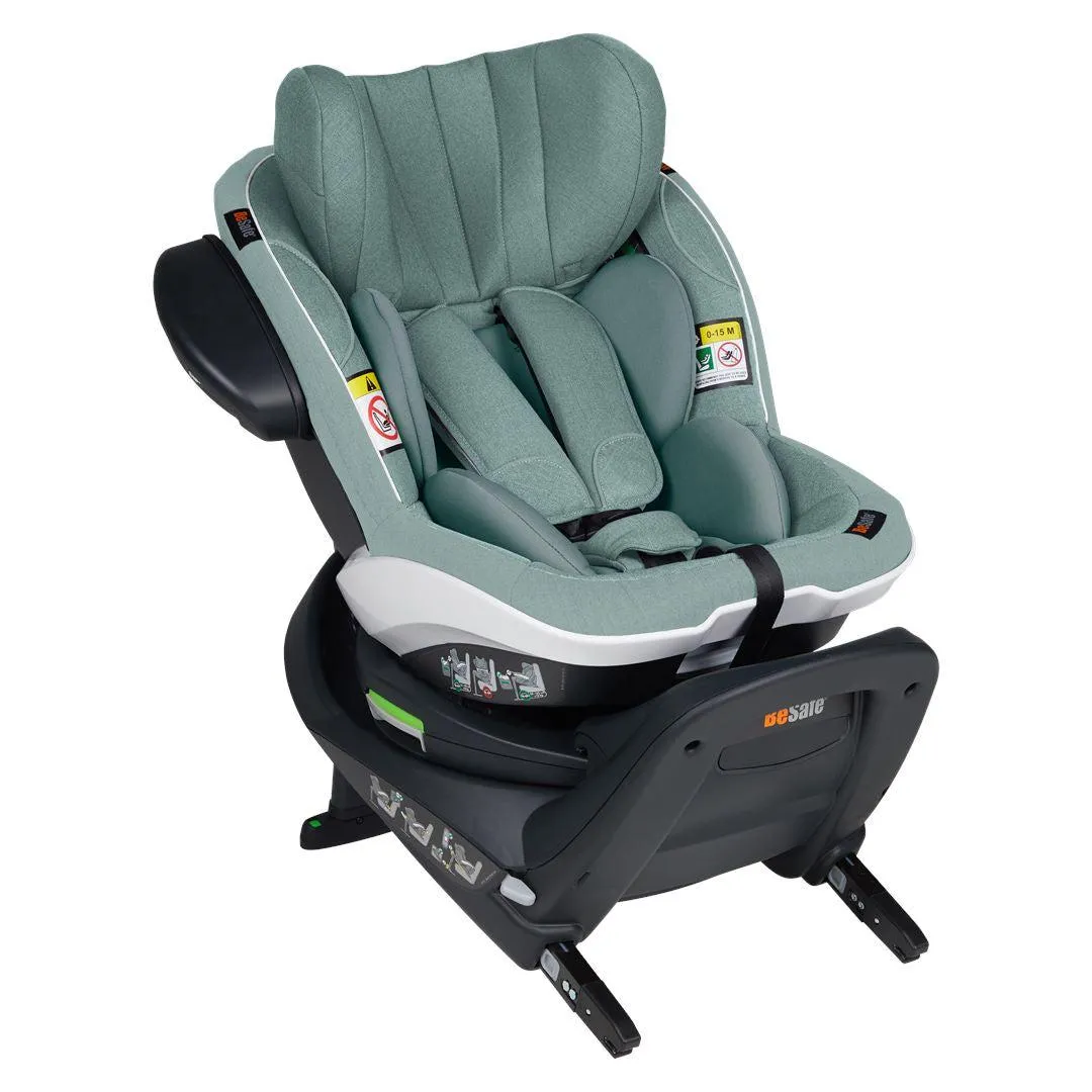 BeSafe iZi Turn i-Size Car Seat - Sea Green Melange