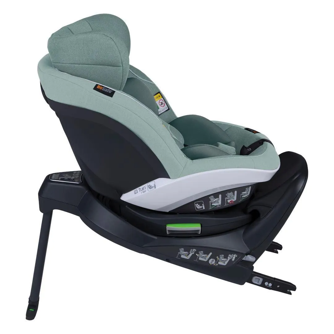 BeSafe iZi Turn i-Size Car Seat - Sea Green Melange