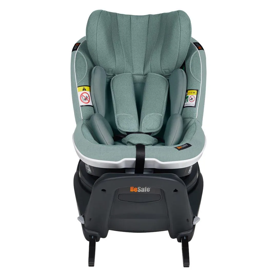 BeSafe iZi Turn i-Size Car Seat - Sea Green Melange