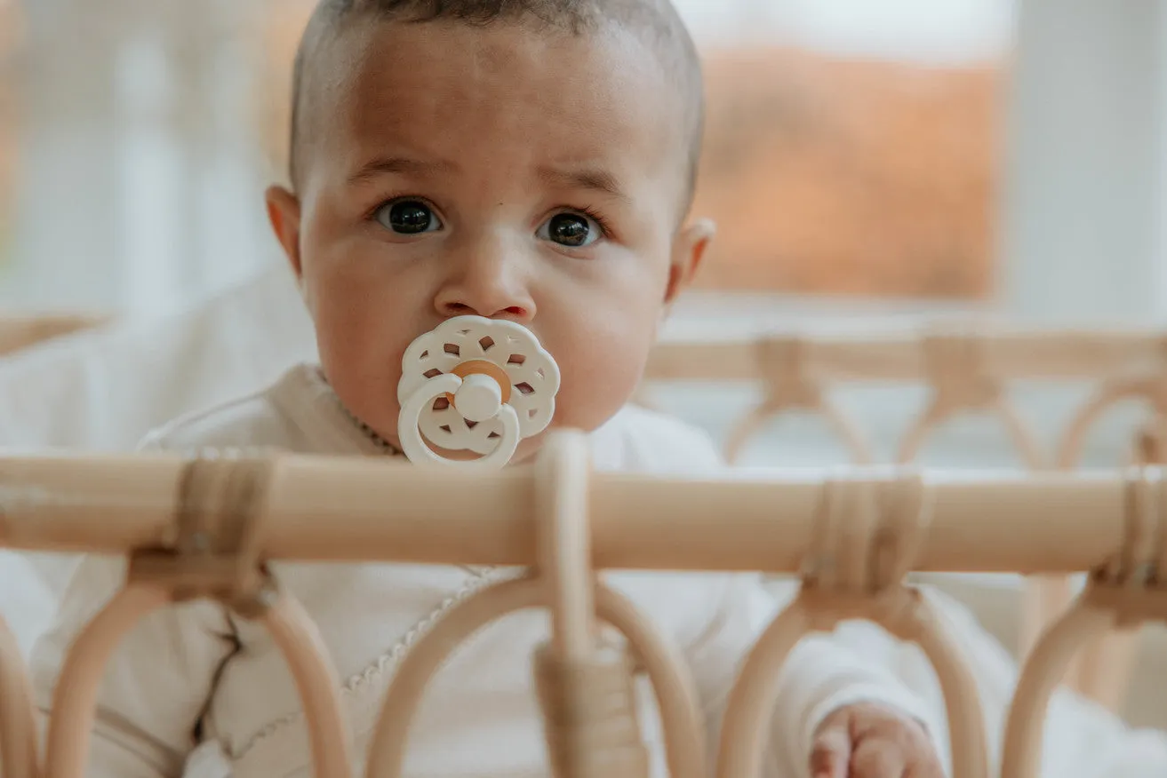 BIBS Boheme Pacifier Duo - Ivory   Sage