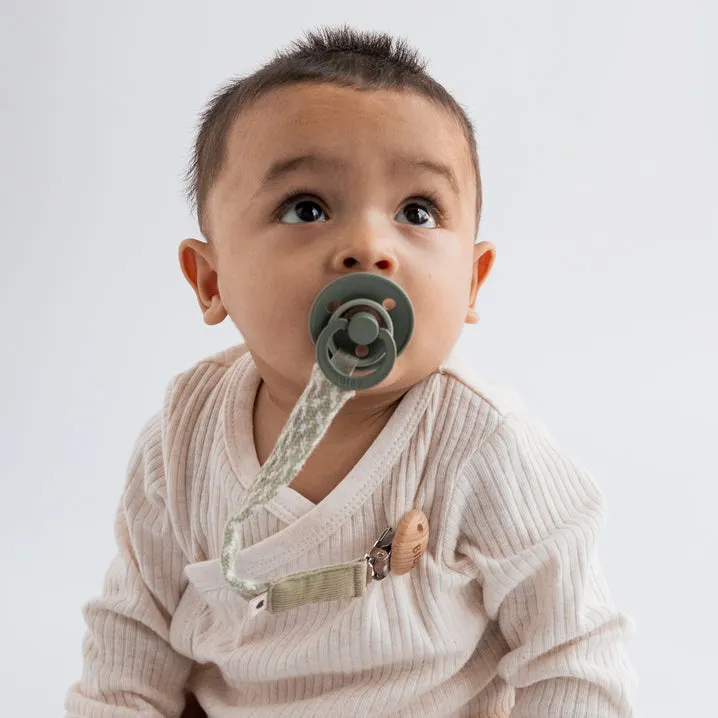 BIBS Paci Braid | Sage/Ivory