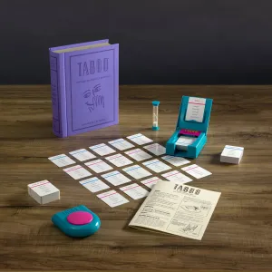 Board Game: Taboo Vintage Bookshelf Edition Odin Parker