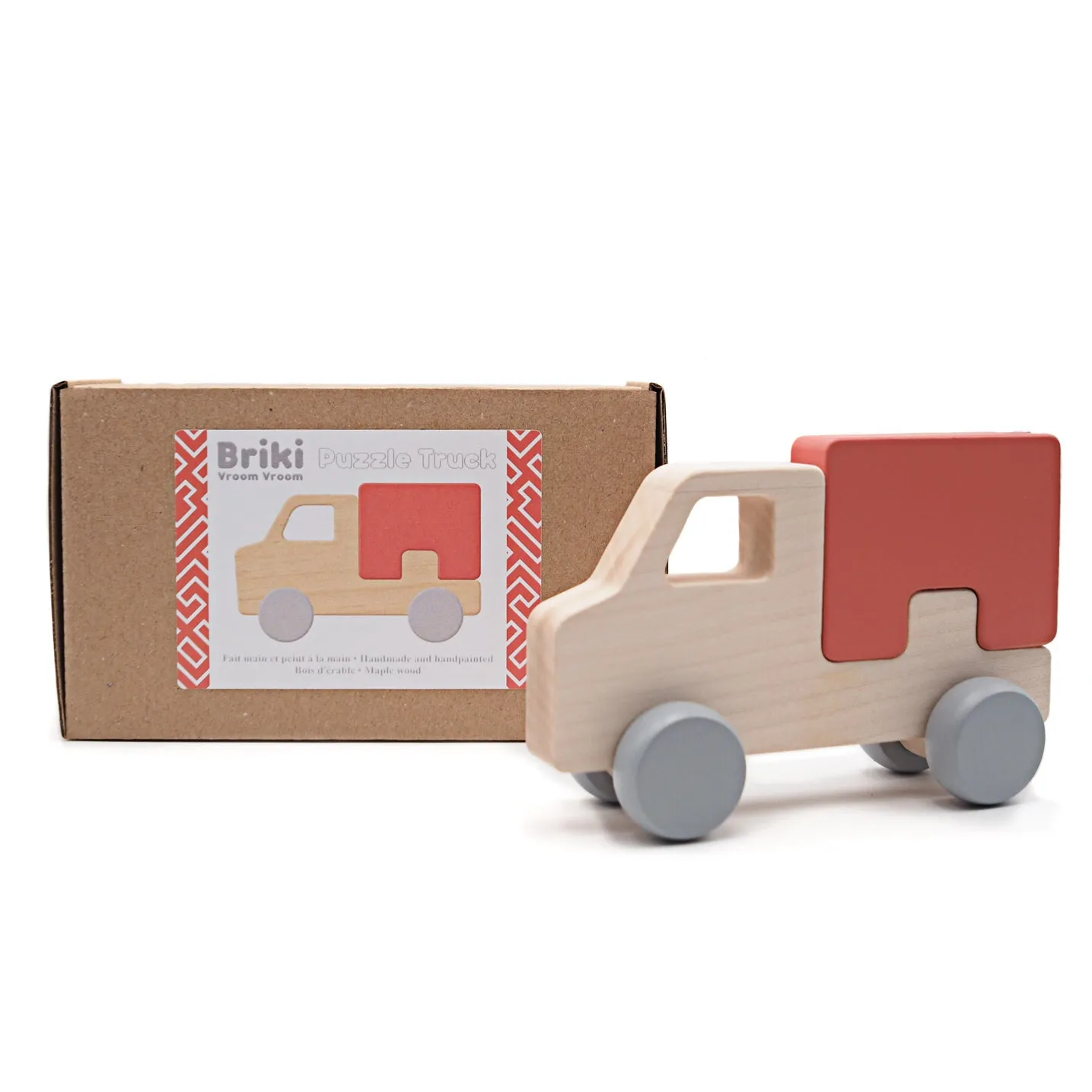 Briki Vroom Vroom Puzzle Truck Car B