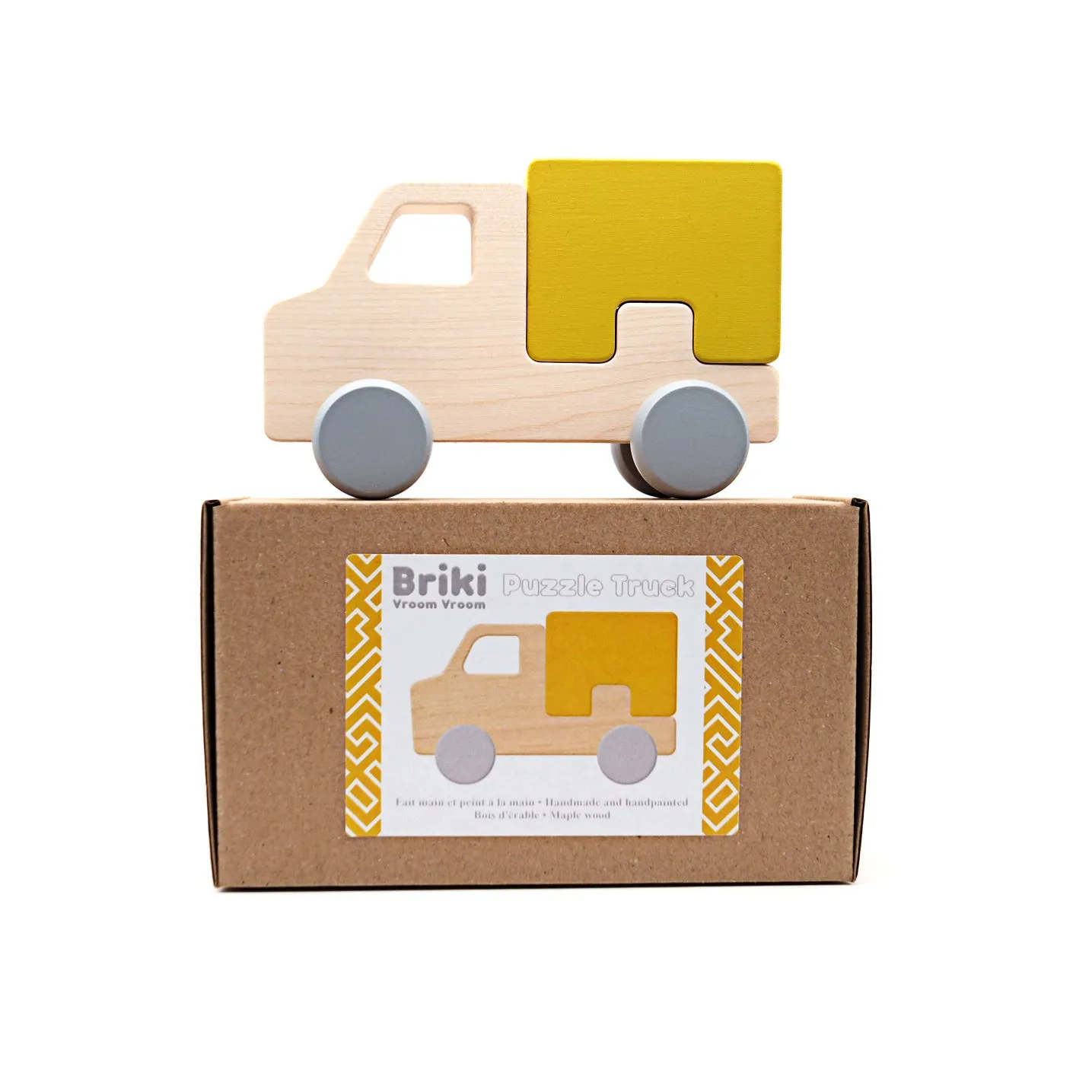 Briki Vroom Vroom Puzzle Truck Car M