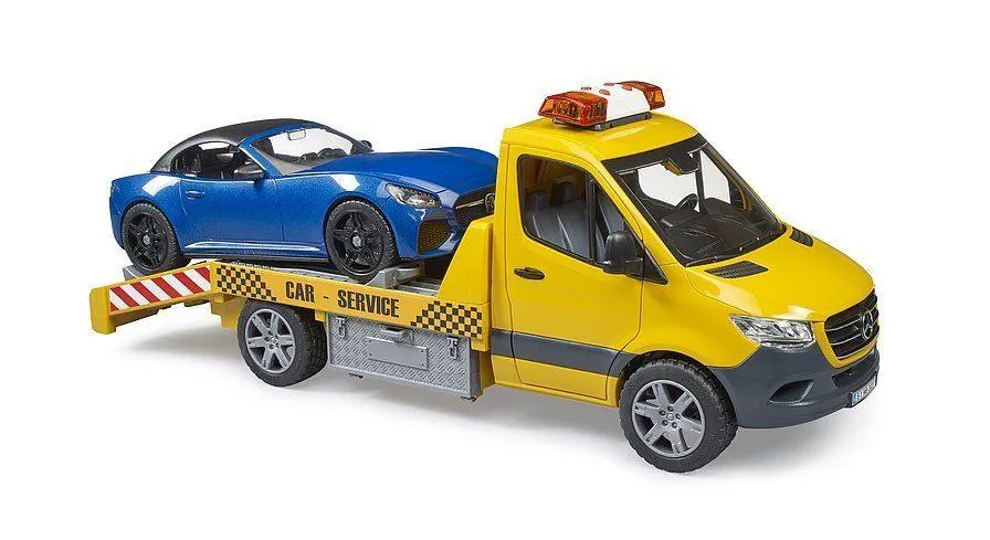 BRUDER MB Sprinter Car Transporter with Roadster