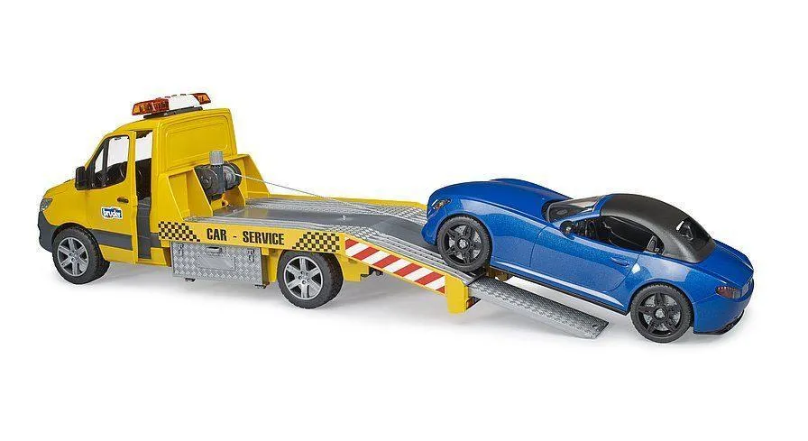 BRUDER MB Sprinter Car Transporter with Roadster
