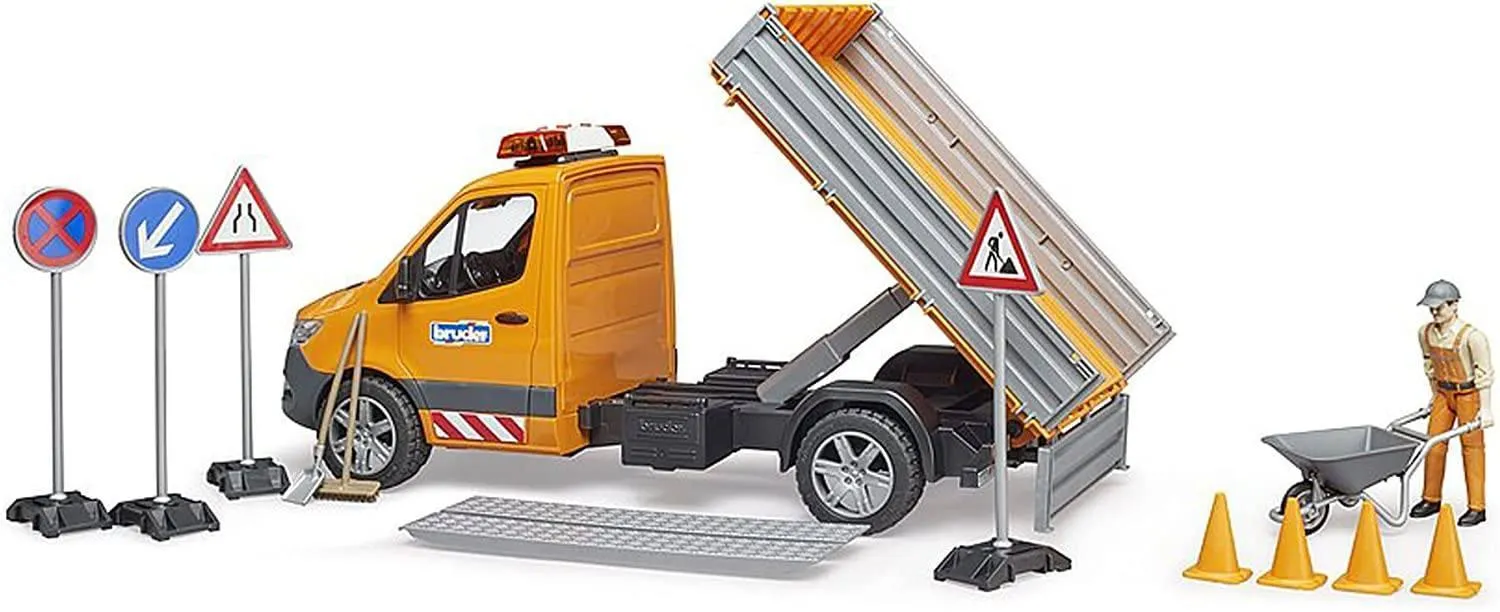 BRUDER MB Sprinter Municipal with Driver, Light & Sounds