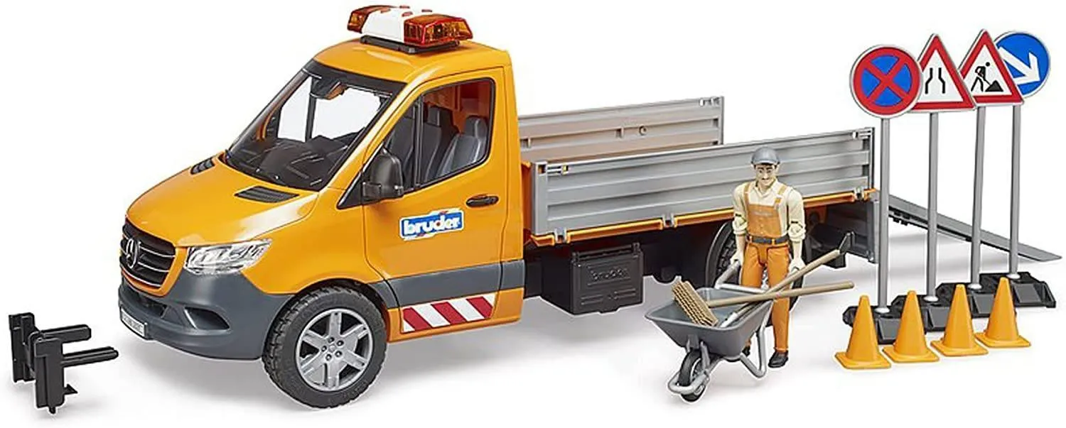 BRUDER MB Sprinter Municipal with Driver, Light & Sounds