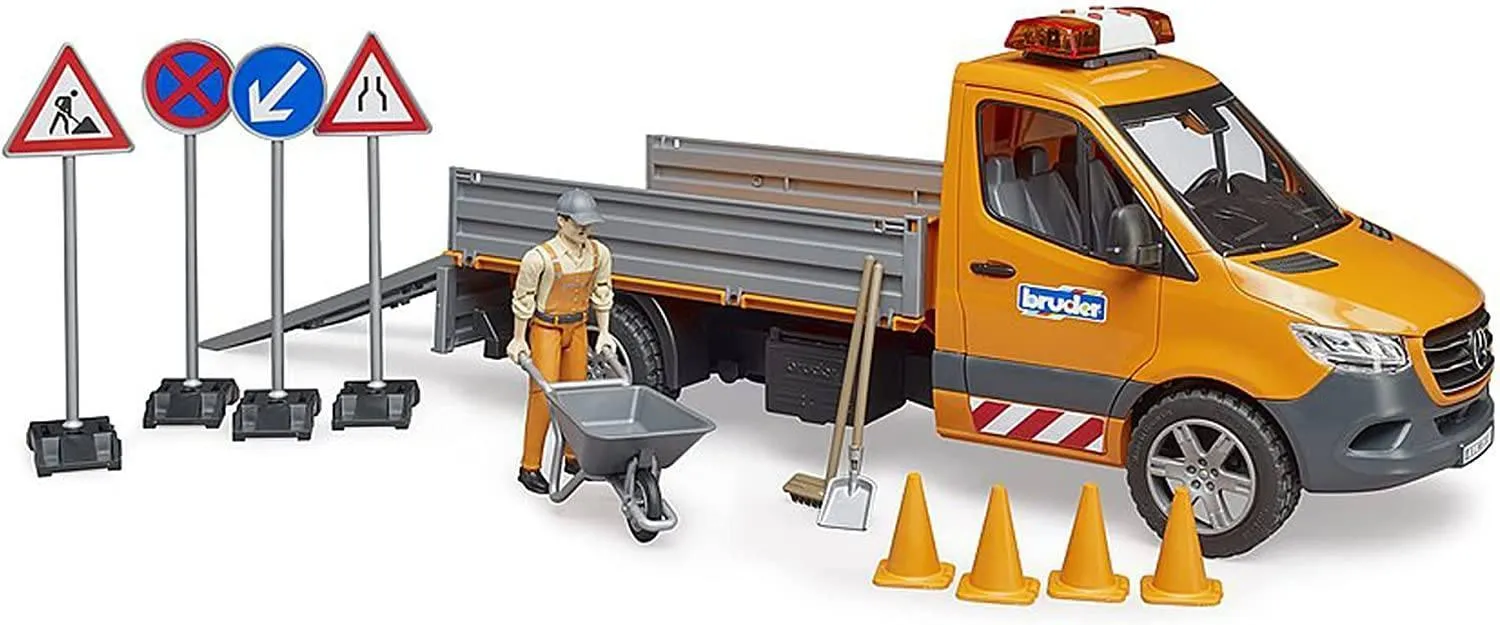 BRUDER MB Sprinter Municipal with Driver, Light & Sounds