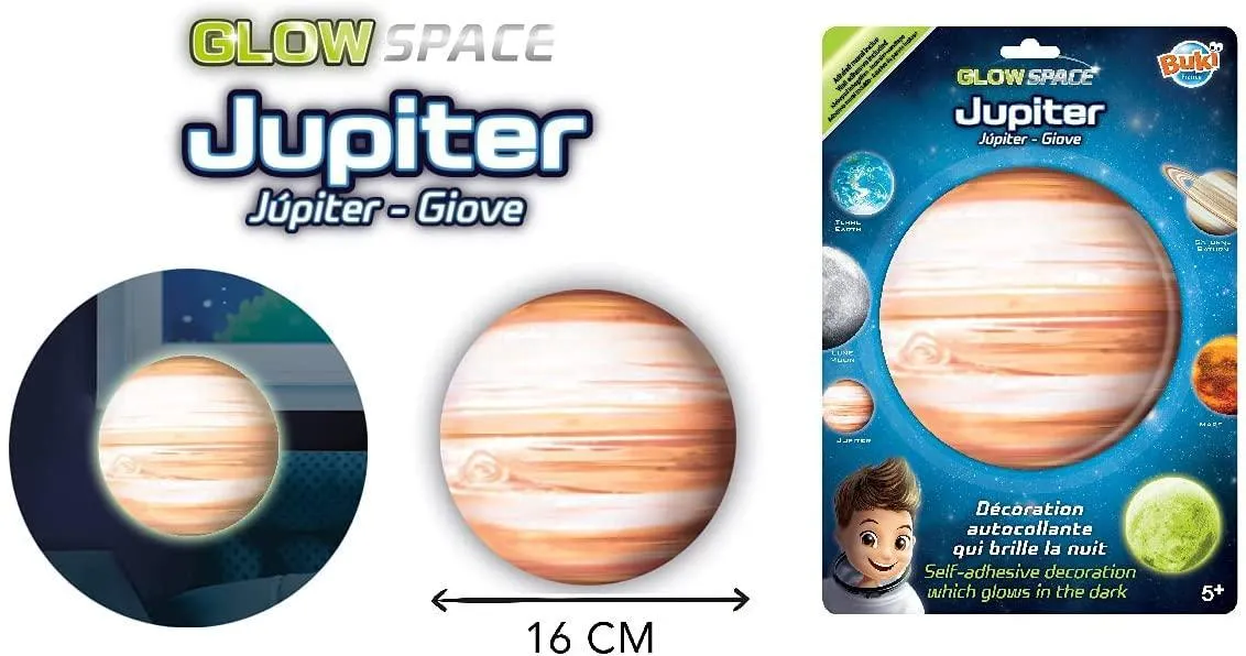 BUKI France Glow in The Dark Phosphorescent Planet - Jupiter