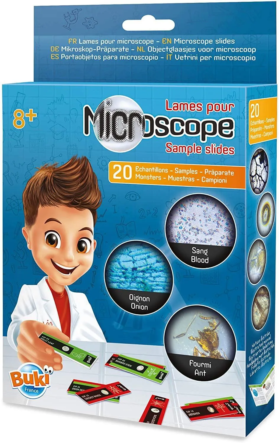 BUKI France MR001 Microscope Sample Slides