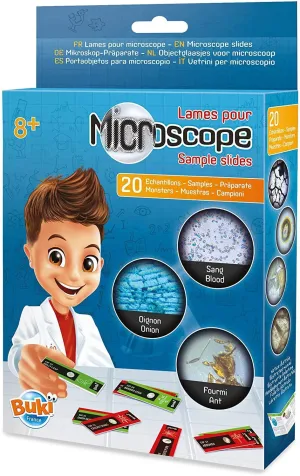 BUKI France MR001 Microscope Sample Slides