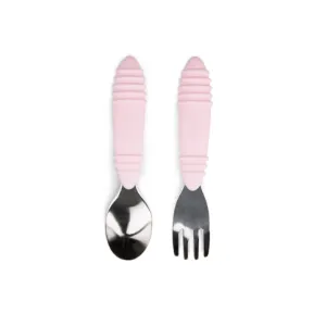 Bumkins Spoon and Fork | Pink