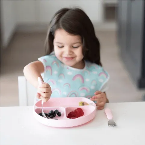 Bumkins Spoon and Fork | Pink