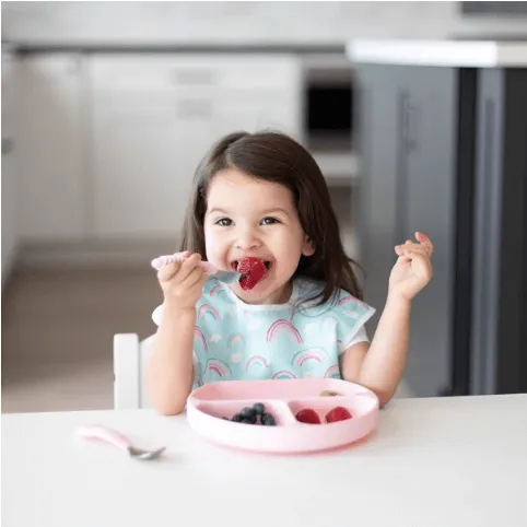 Bumkins Spoon and Fork | Pink