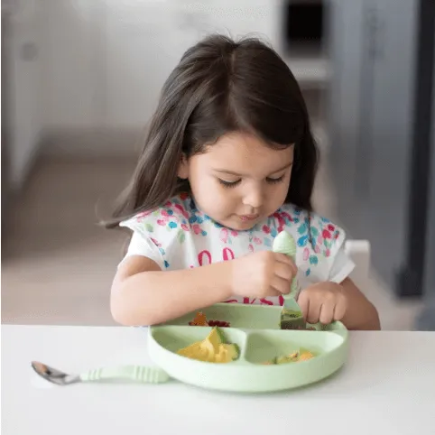 Bumkins Spoon and Fork | Sage