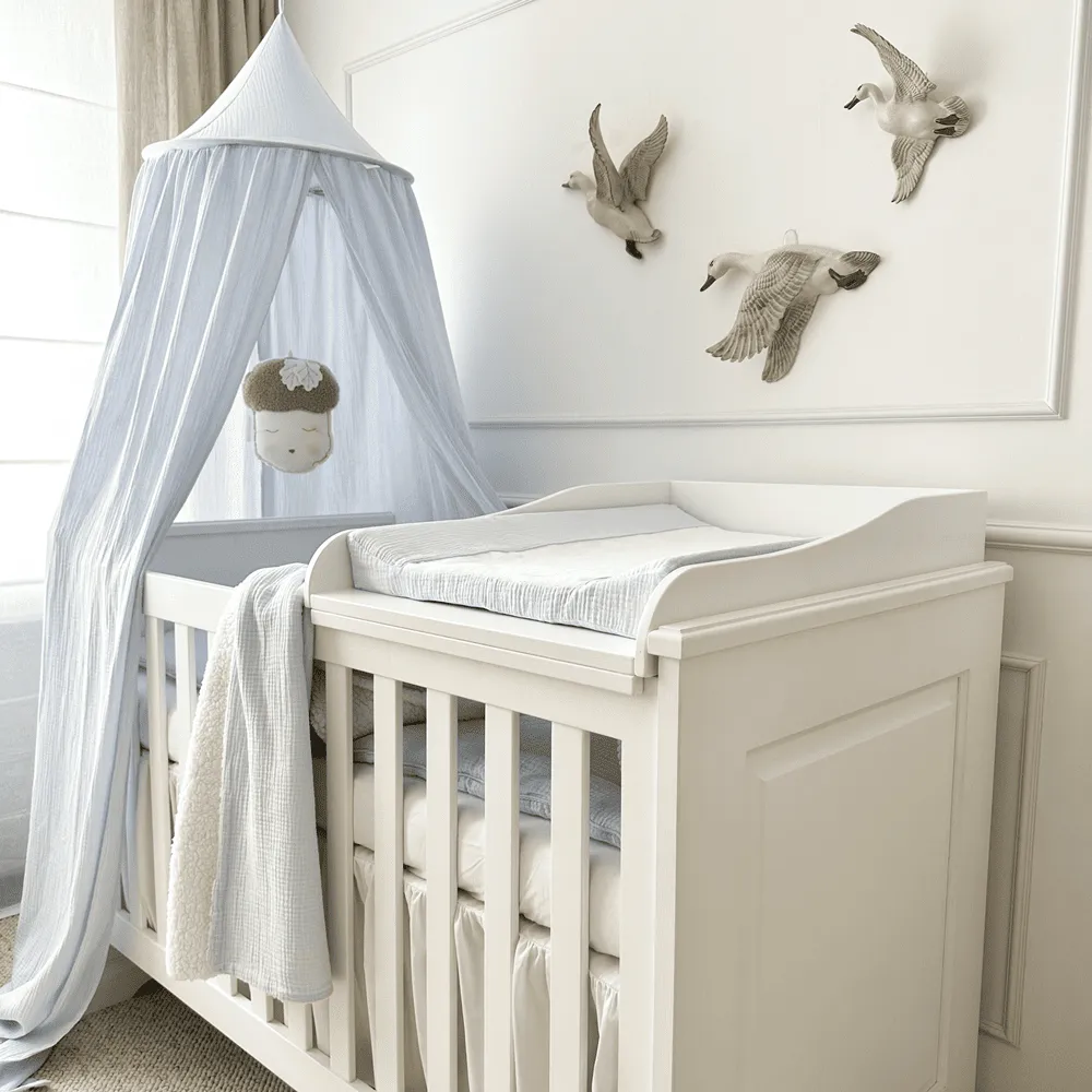 Canopy Muslin Collection - Light Blue